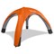 SOLI: Air Canopy 10' - Heat Wave Orange - Outdoor & Beach Self-Inflating Sun Tent, Shade Wall, UPF 50+, Pump-Stakes, Lightweight & Portable, Backpack